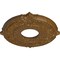 Ekena Millwork Attica Ceiling Medallion (Canopies up to 3 1/2"), 12 3/4"OD x 4"ID x 1/2"P, Smokey Topaz Crackle CM12ATSTC - alternate 3